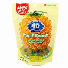 4D Amos Fruit Gummy Pineapple Burst