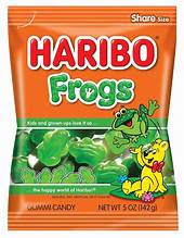 Haribo frogs