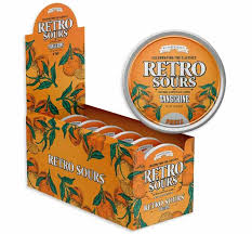 Iconic Candy - Retro Sours Tins Tangerine