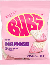 Exotic Bubs Sour Diamond Strawberry Vanilla