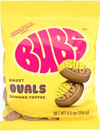 Exotic Bubs Sweet Ovals Banana Toffee