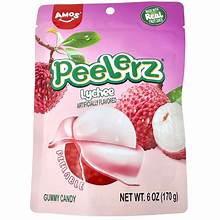 Amos Peelerz Gummy Lychee 3.0oz